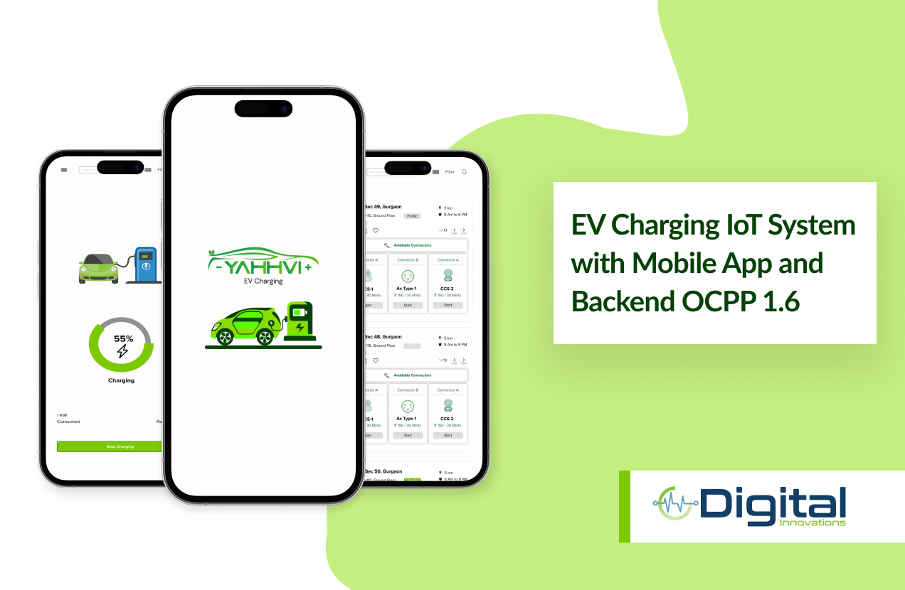 EV Charging IoT System with Mobile App and Backend OCPP 1.6